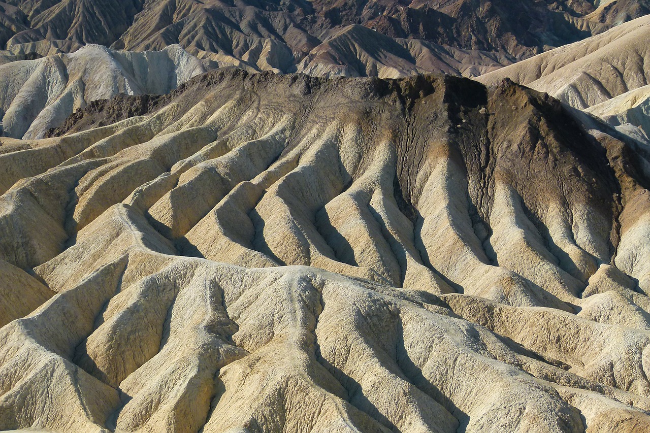 zabriskie point death valley california free photo