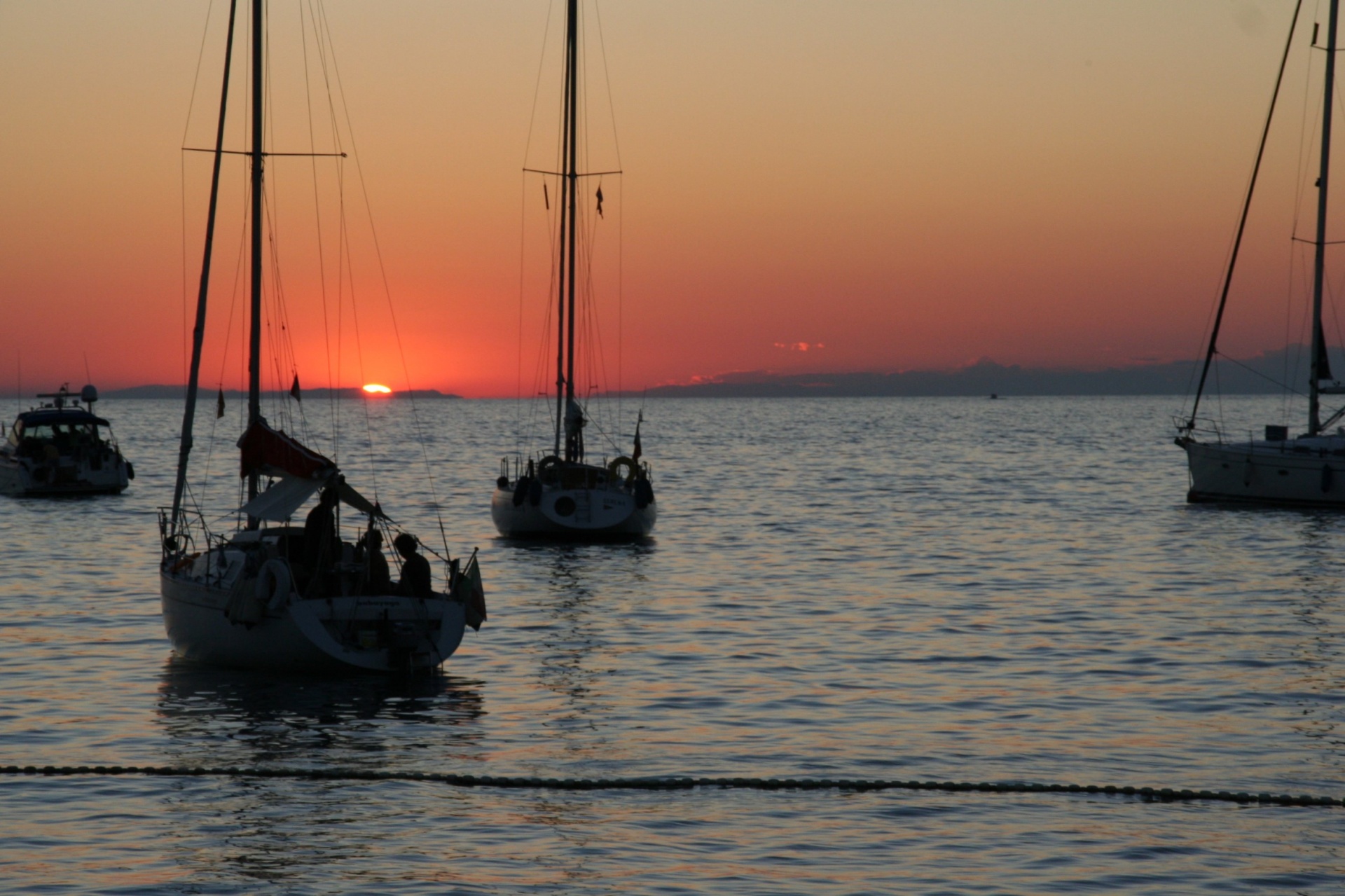 sailboat sunset sailboats sunset free photo