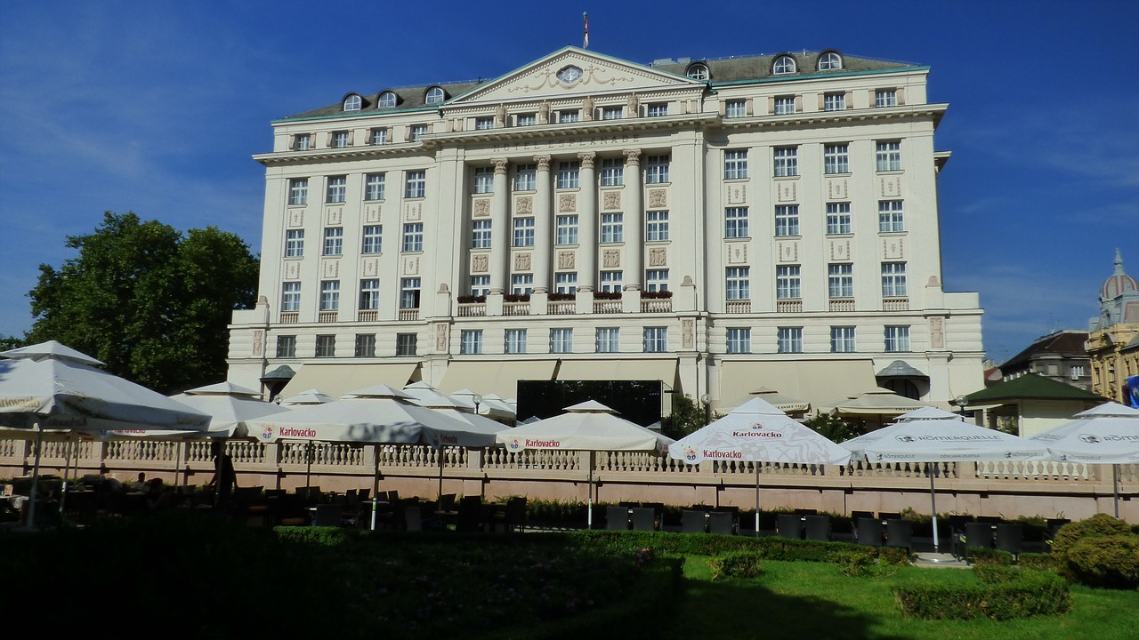 zagreb croatia esplanade hotel free photo