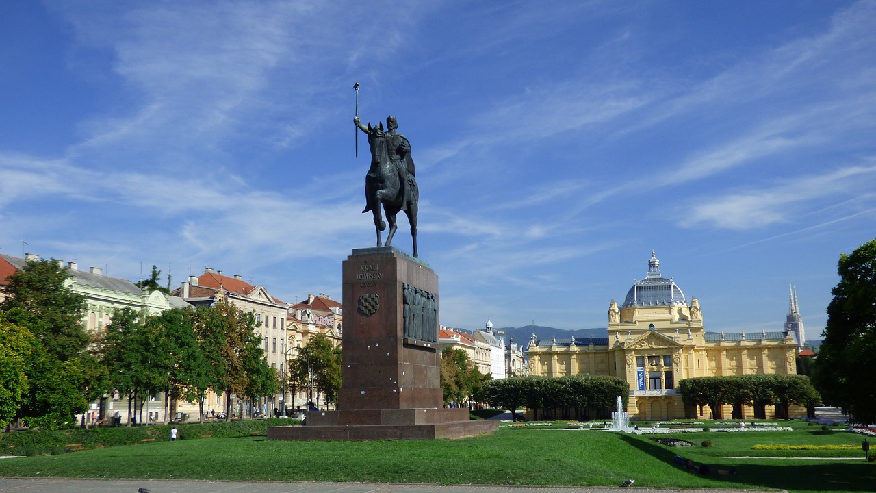 zagreb croatia king tomislav free photo