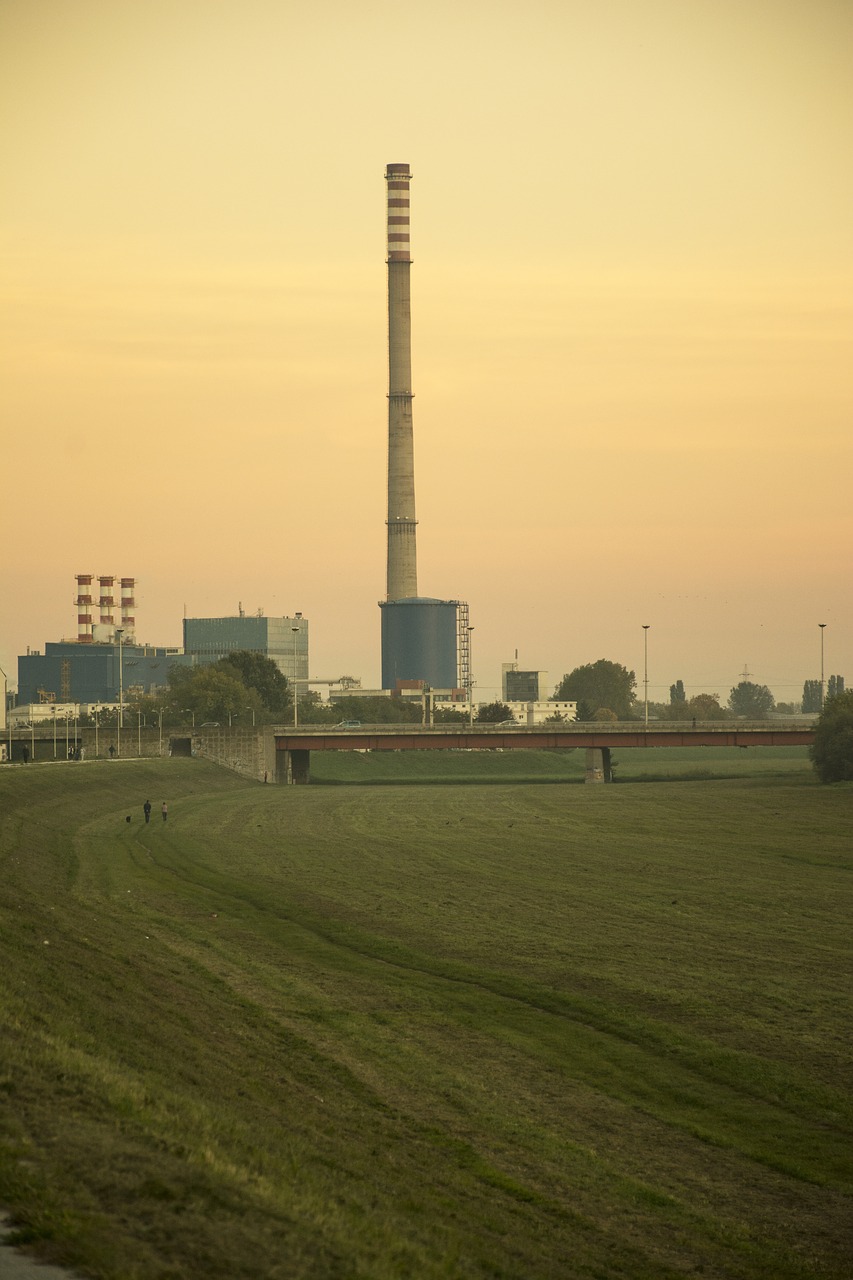 zagreb power plant industrial free photo