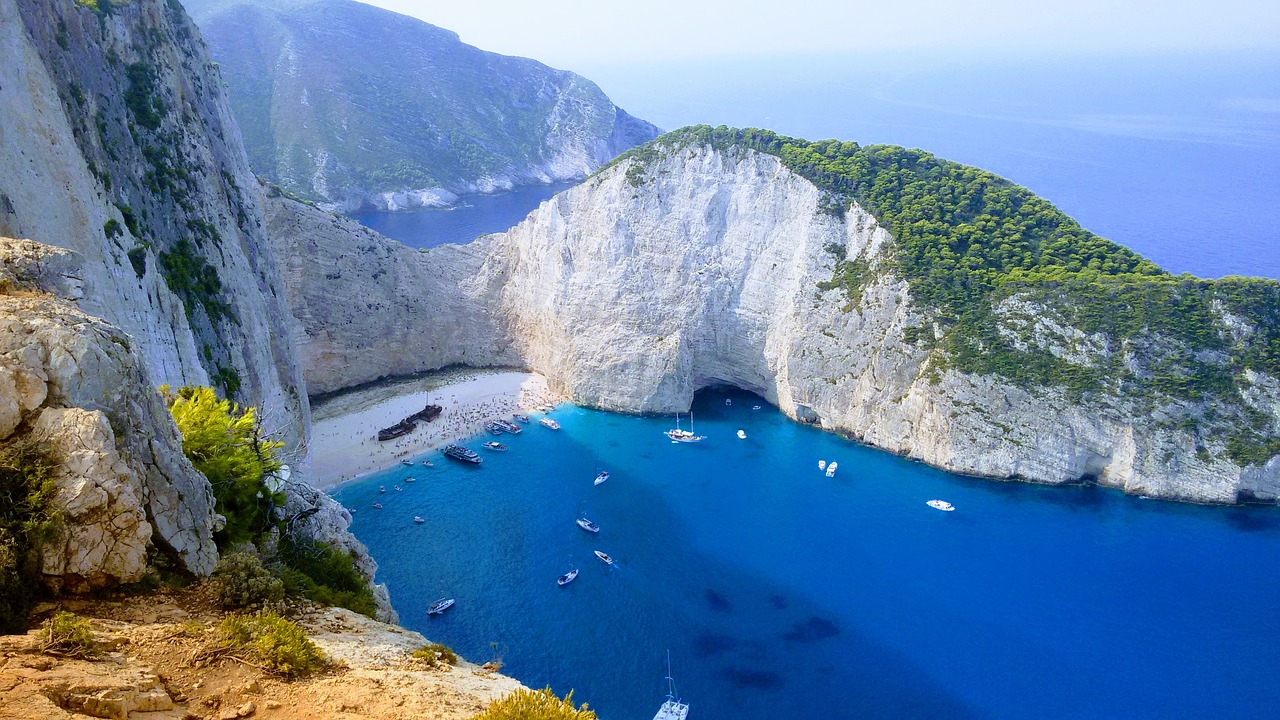 zakintos beach navagio free photo