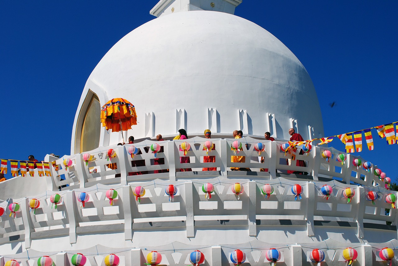zalaszántó stupa buddhism free photo