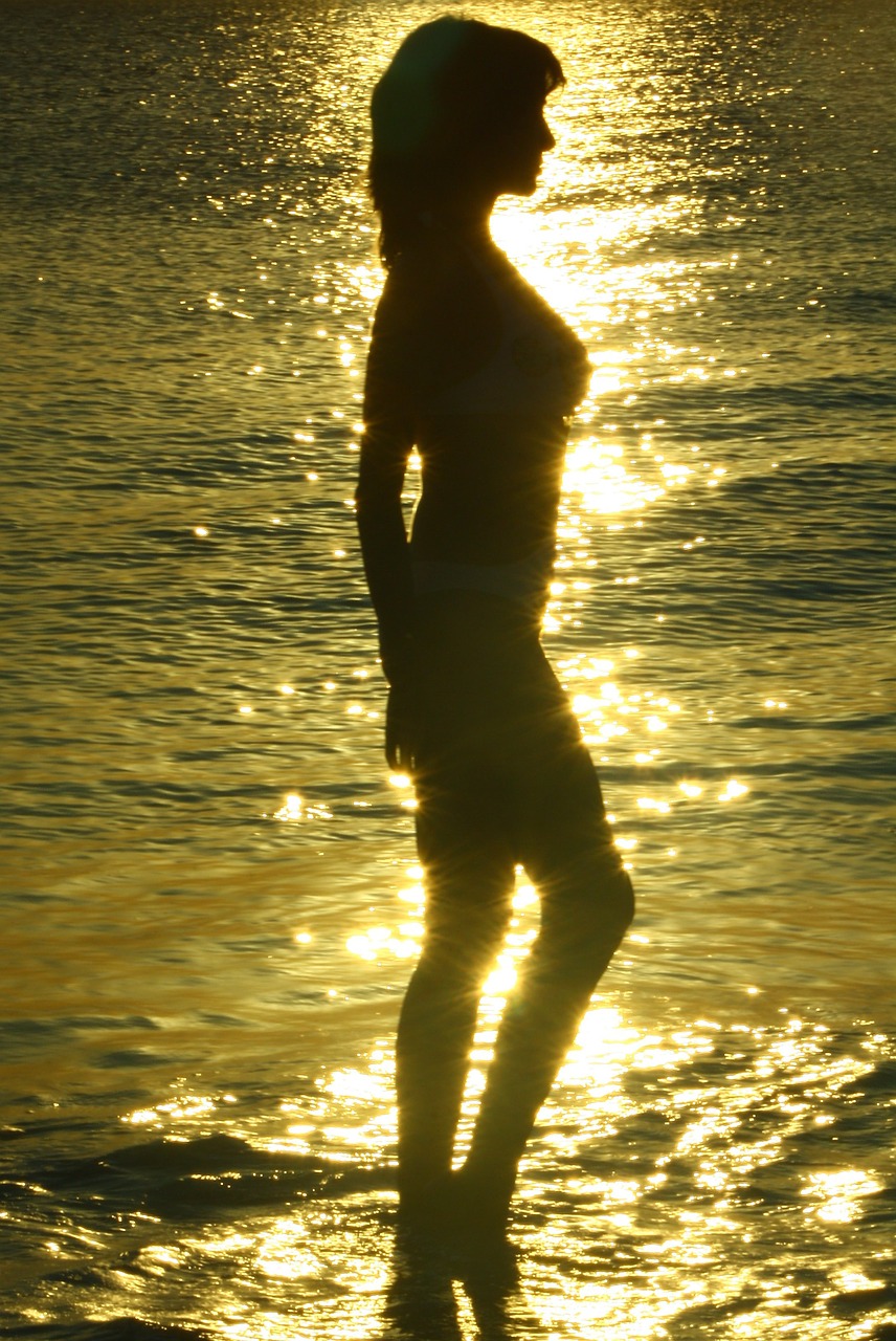 zanzibar silhouette woman free photo