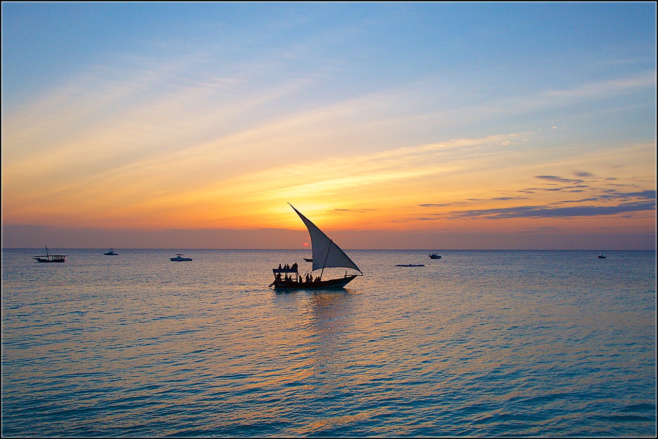 Zanzibar,sunset,sail,evening,free pictures - free image from needpix.com