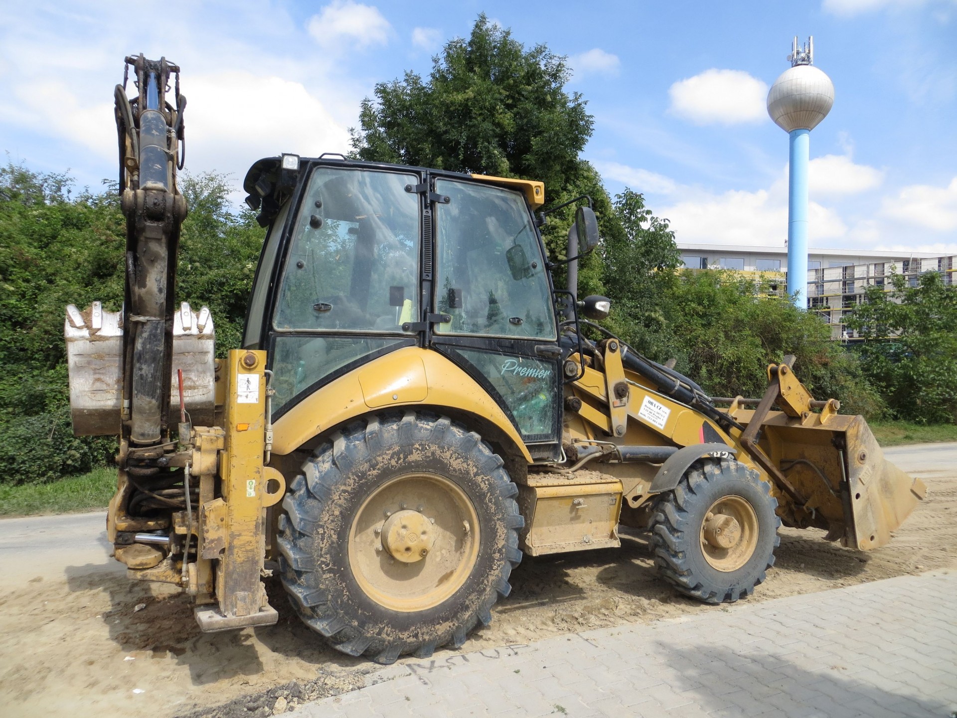 excavator machinery construction free photo