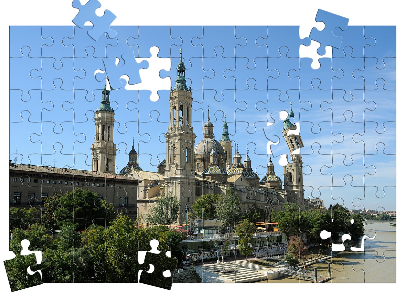 zaragoza spain puzzle free photo