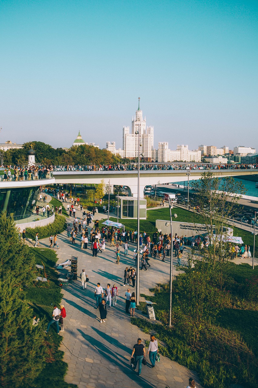 zaryadye  park  moscow free photo