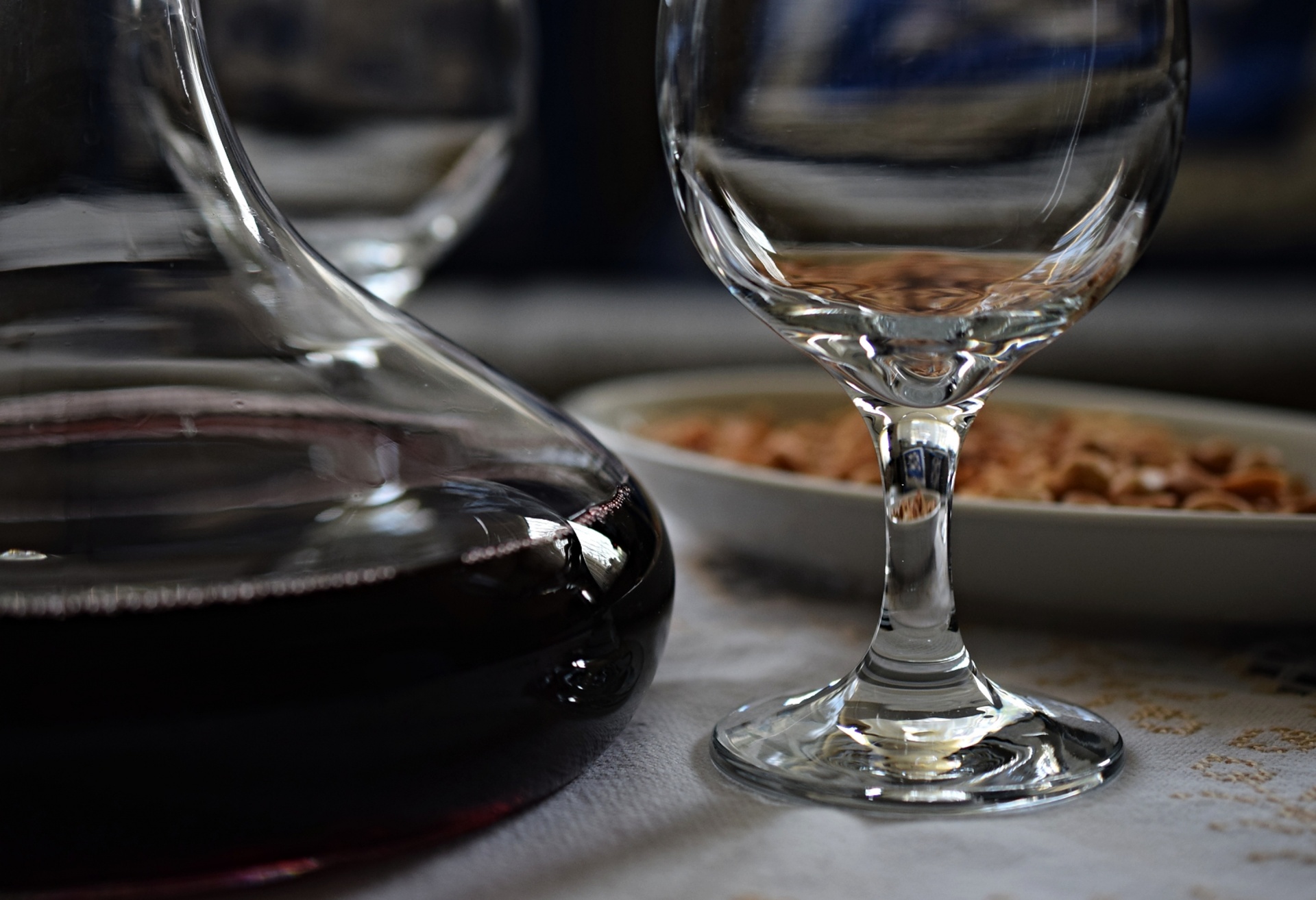 wine glass carafe free photo