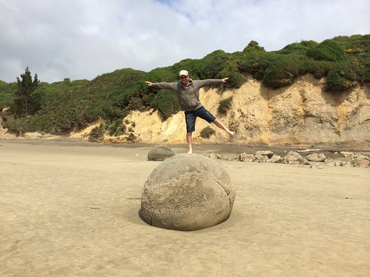 zealand beach scenery free photo