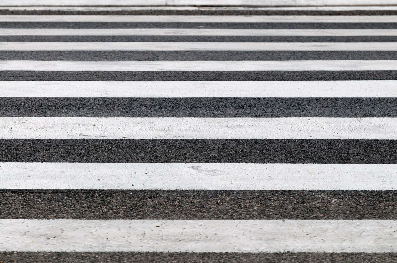 zebra crossings road free photo