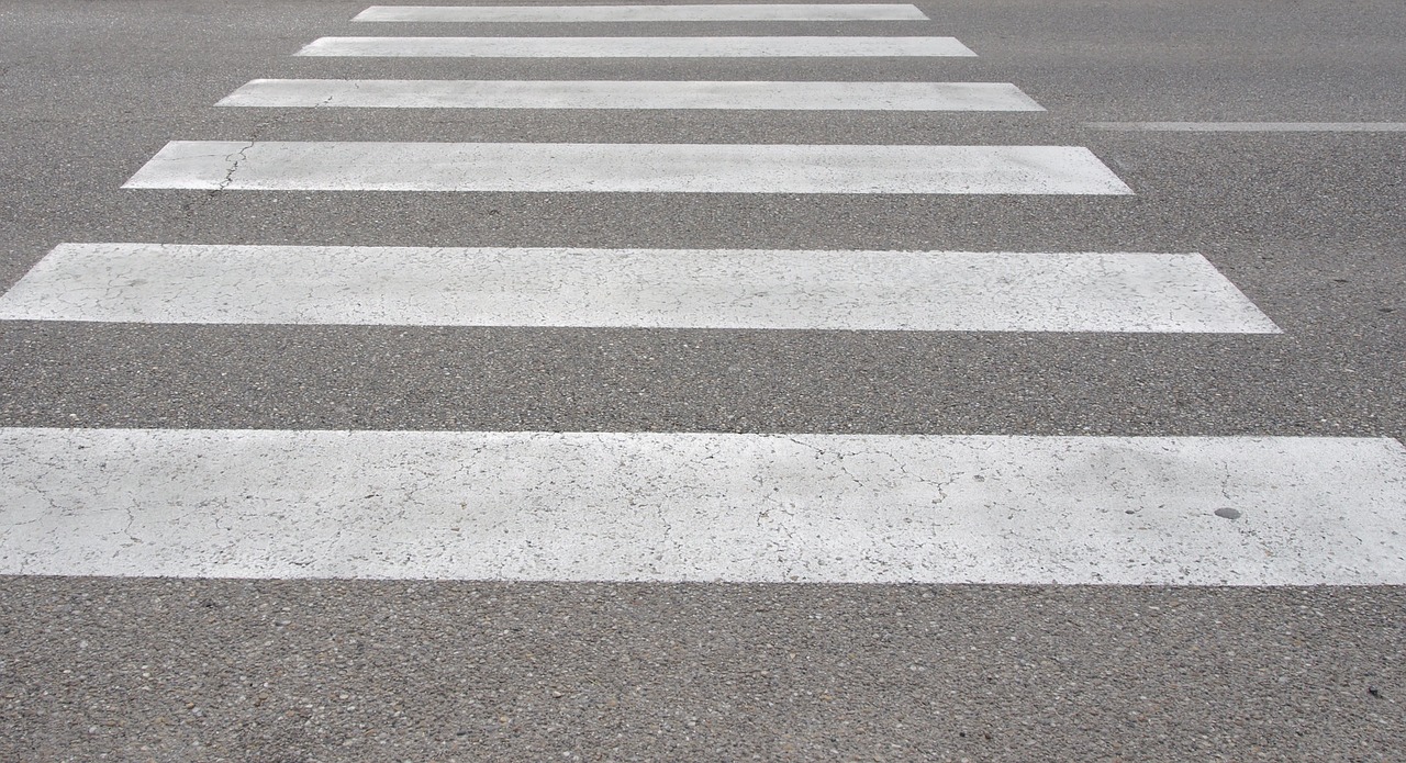 zebra crossing in-street ped crossing pedestrian crossing free photo