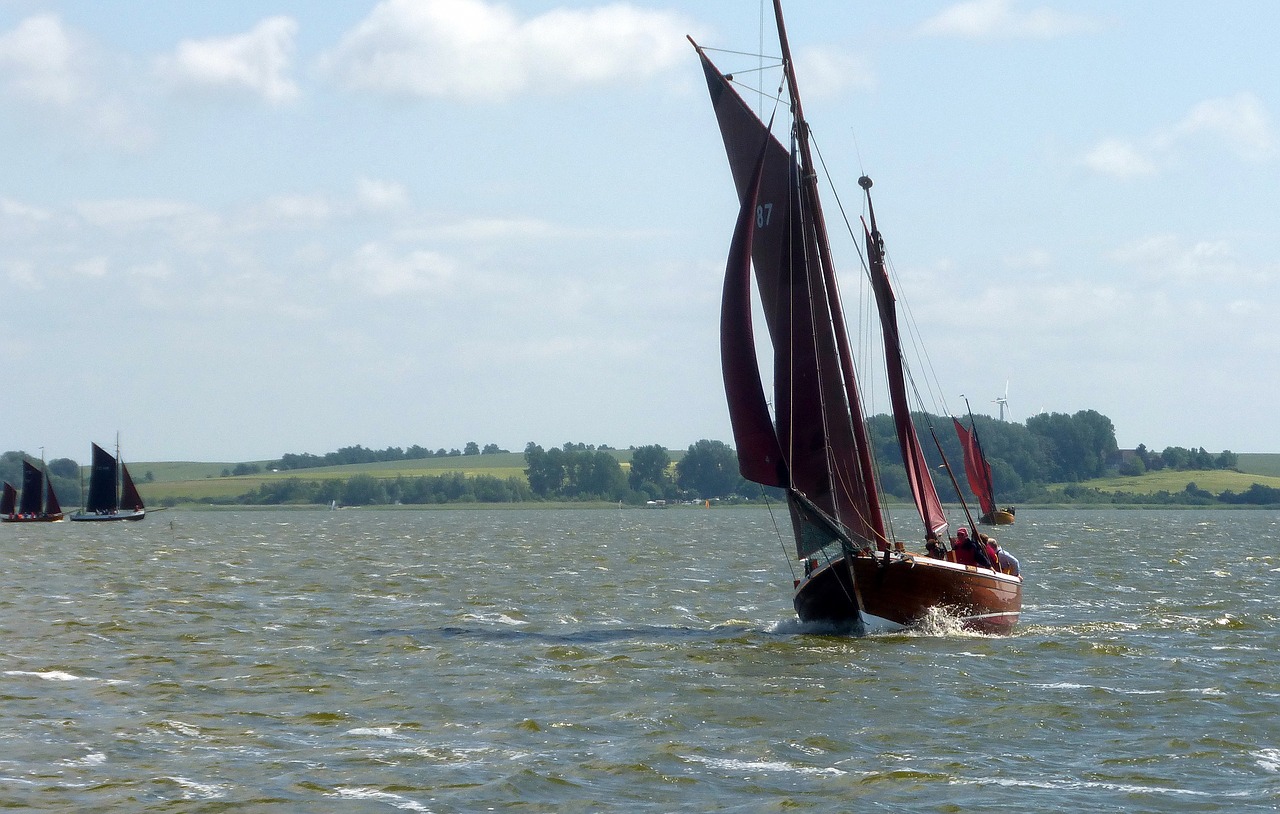 zeesboot barther bodden fishing free photo