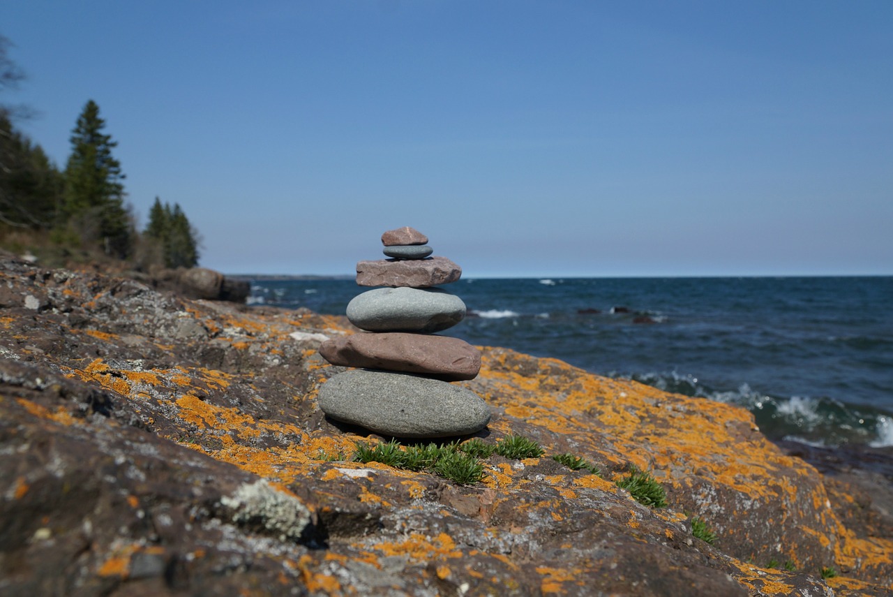 zen rocks landscape free photo