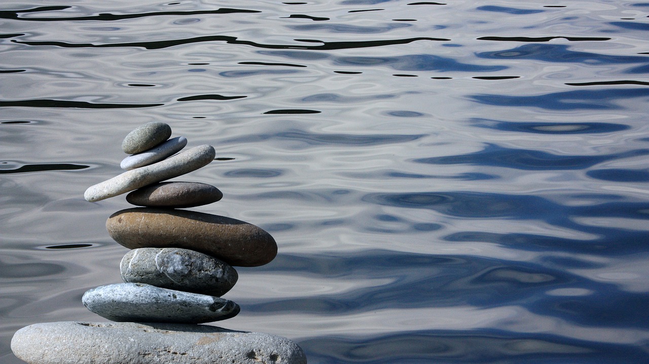 zen stones balance free photo