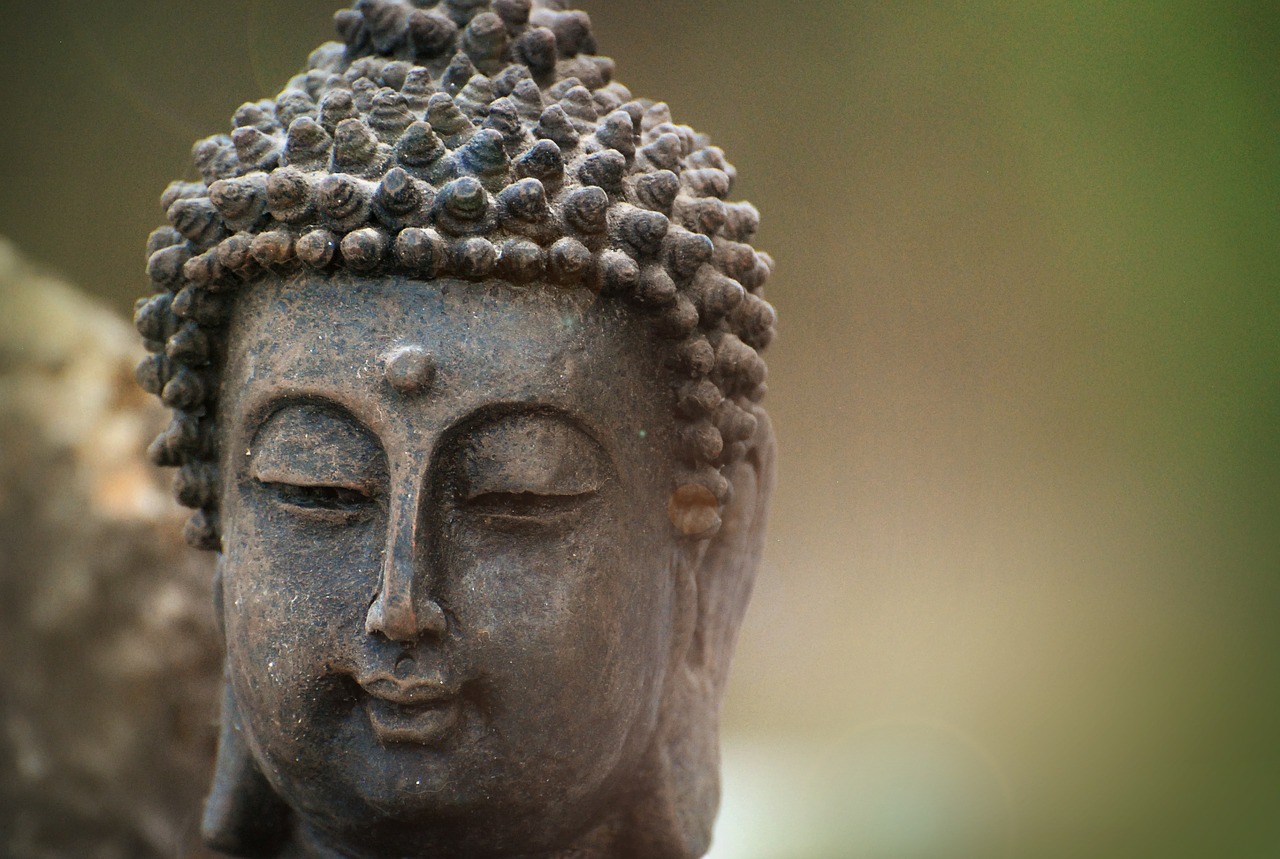 zen buddha reflection free photo