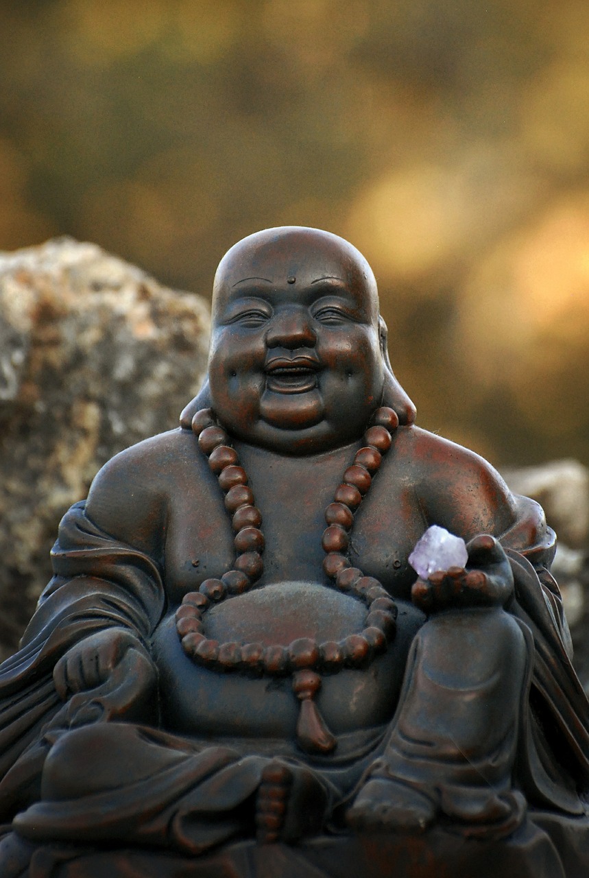 zen buddha reflection free photo