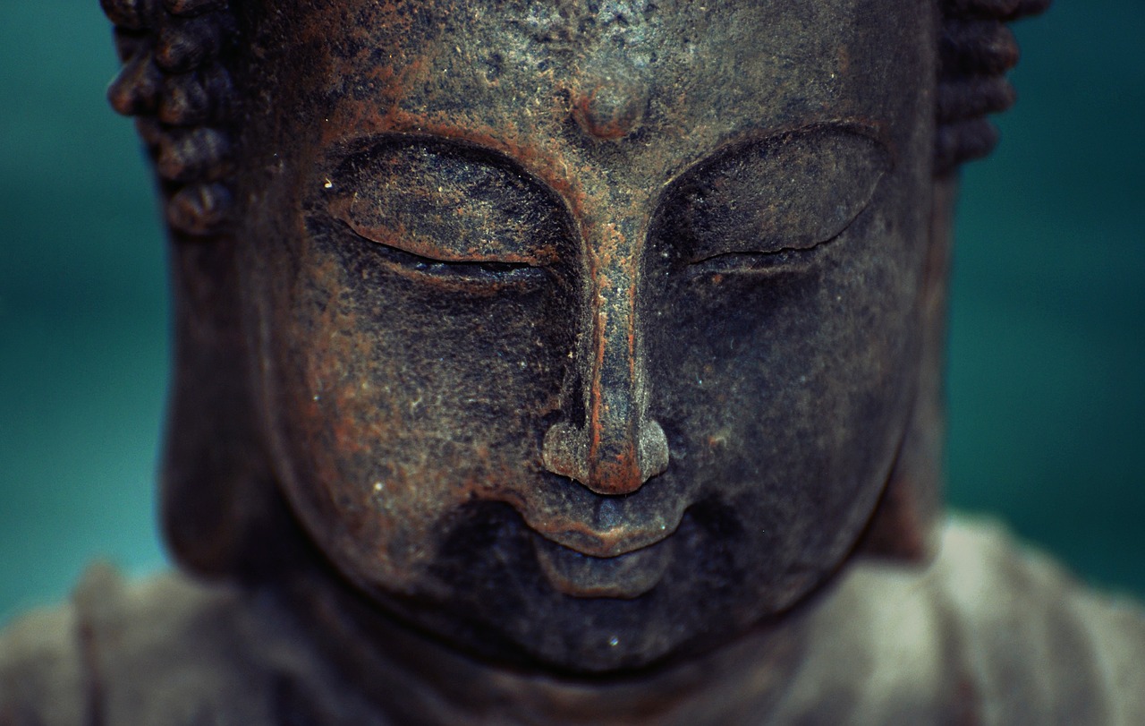 zen buddha reflection free photo