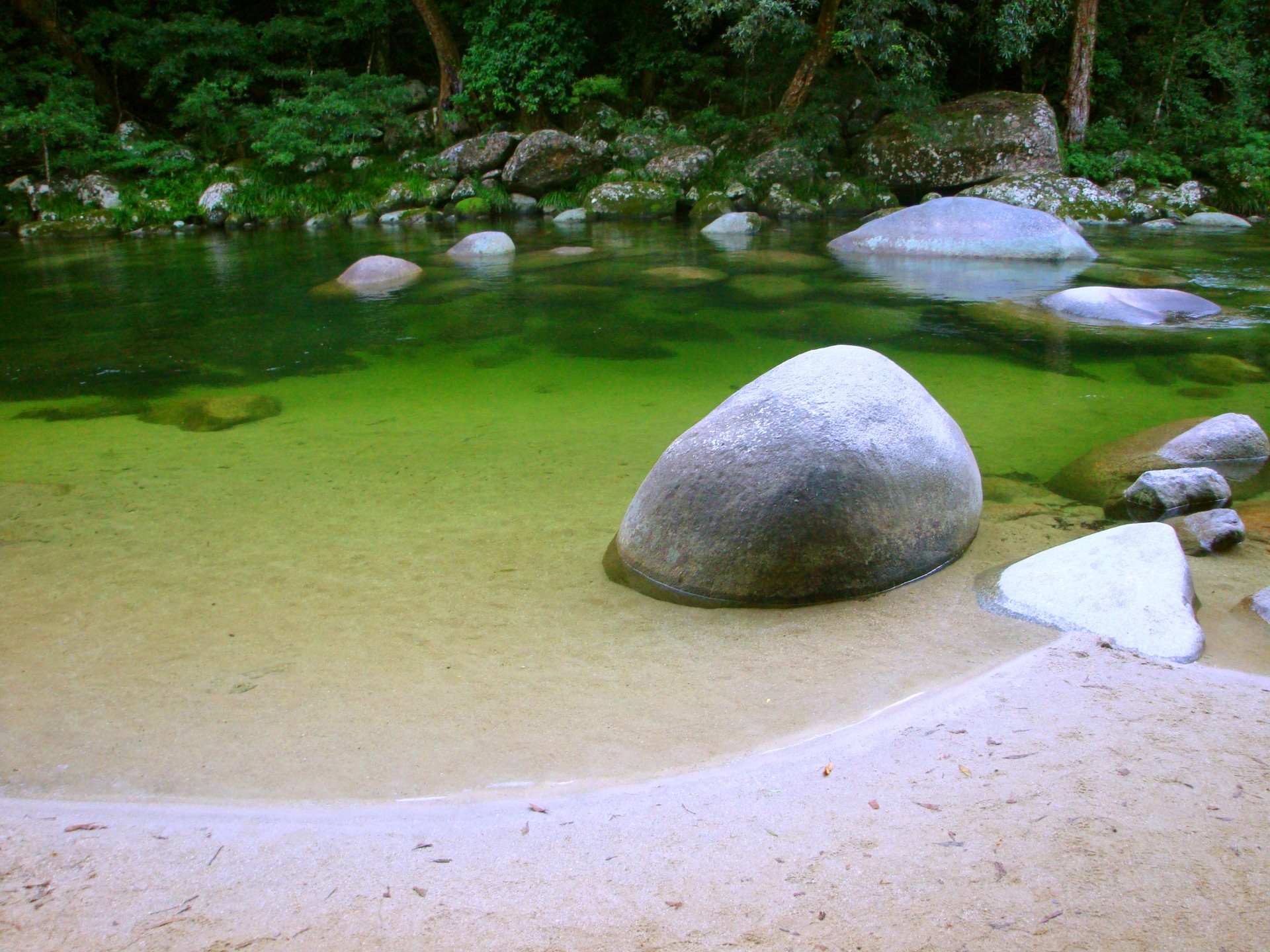 stone rock river free photo