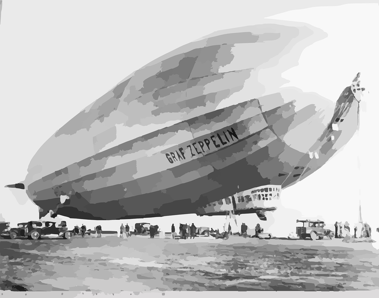 zeppelin airship dirigible free photo