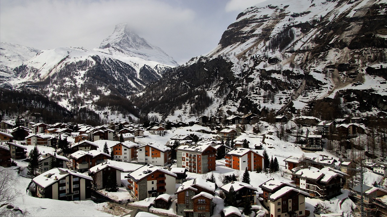 zermatt  switzerland  snow free photo