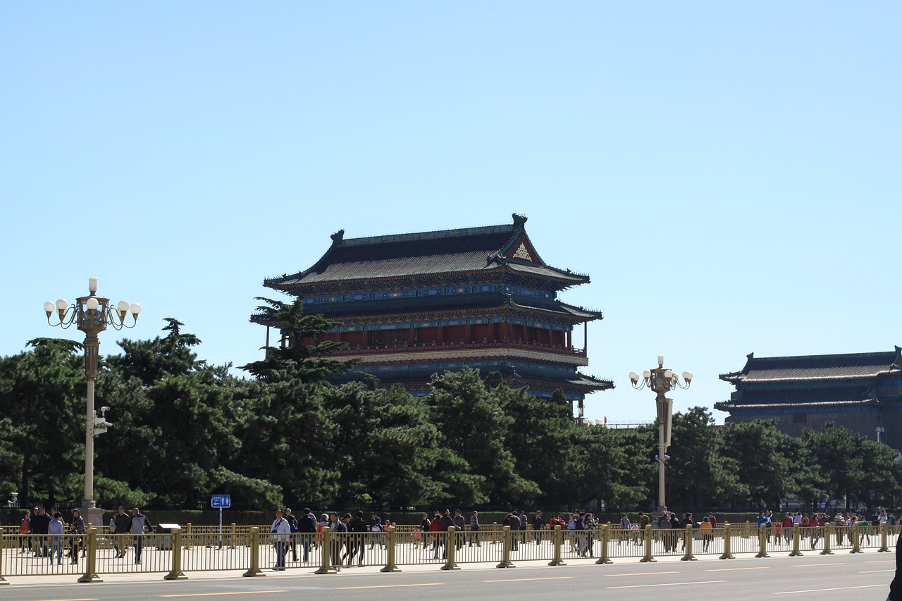zhengyang beijing historic buildings free photo
