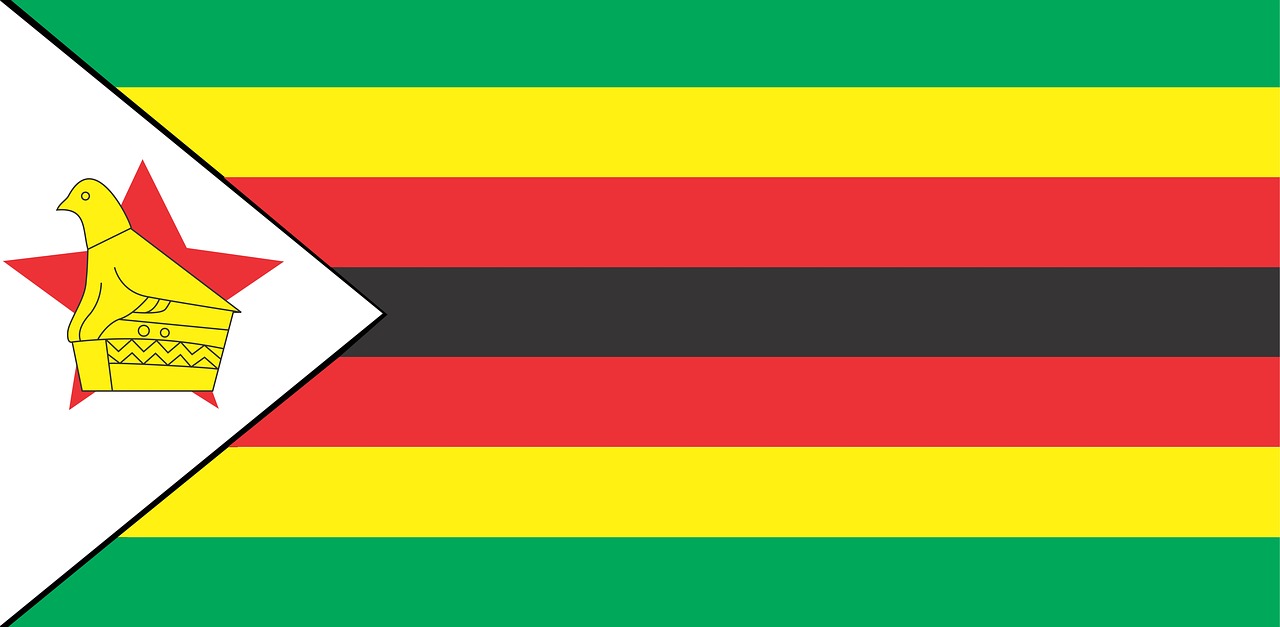 zimbabwe flag country free photo