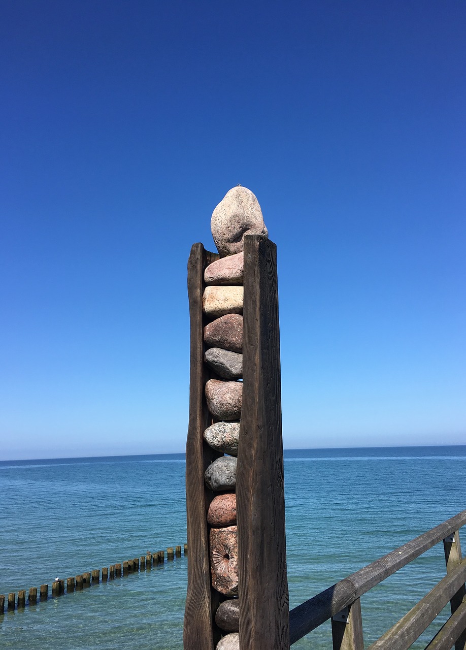 zingst art sea bridge free photo