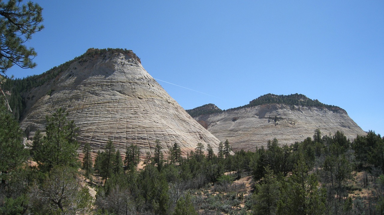 zion national park rock wall free photo