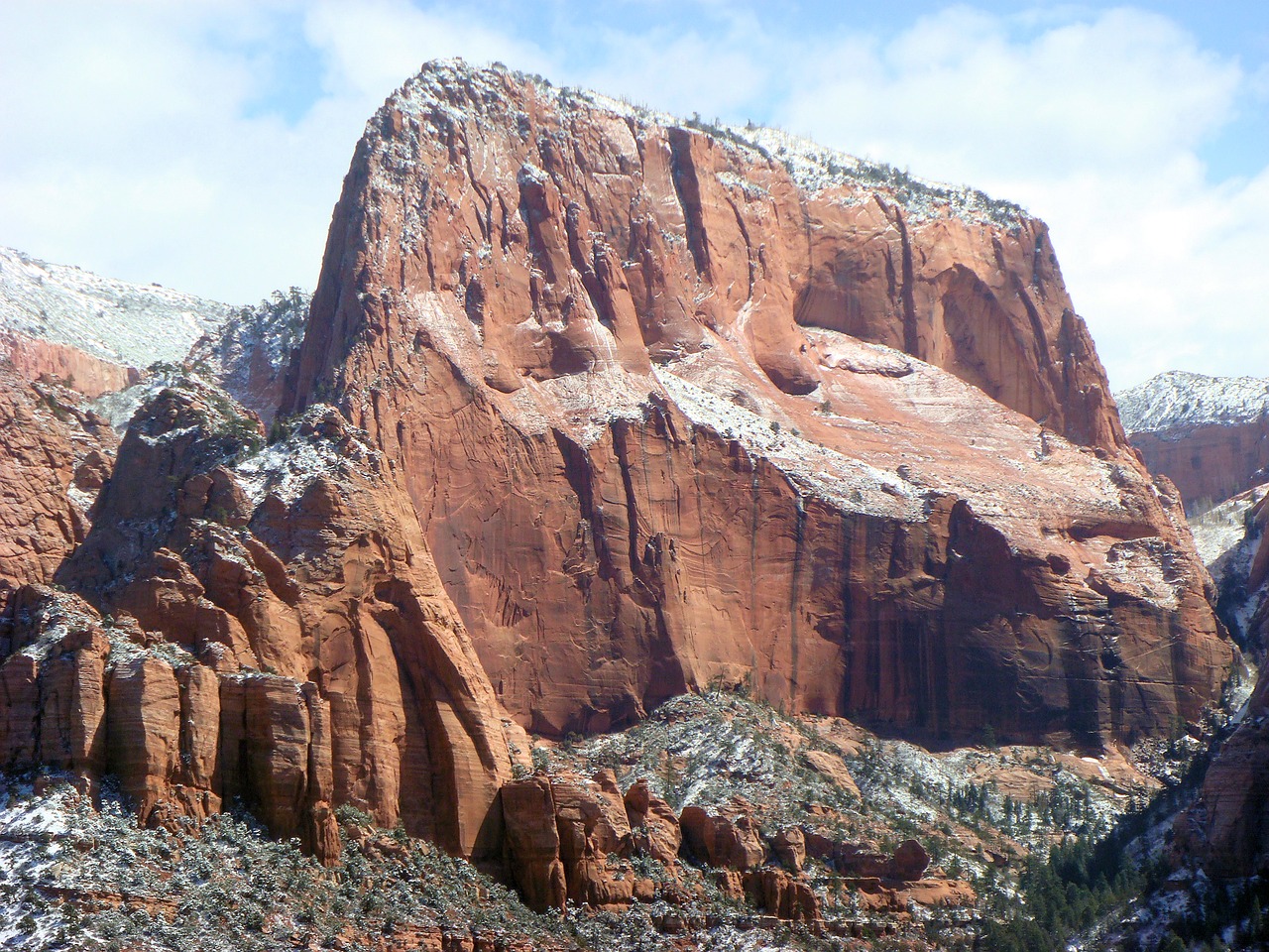 zion national park national park rock formation free photo