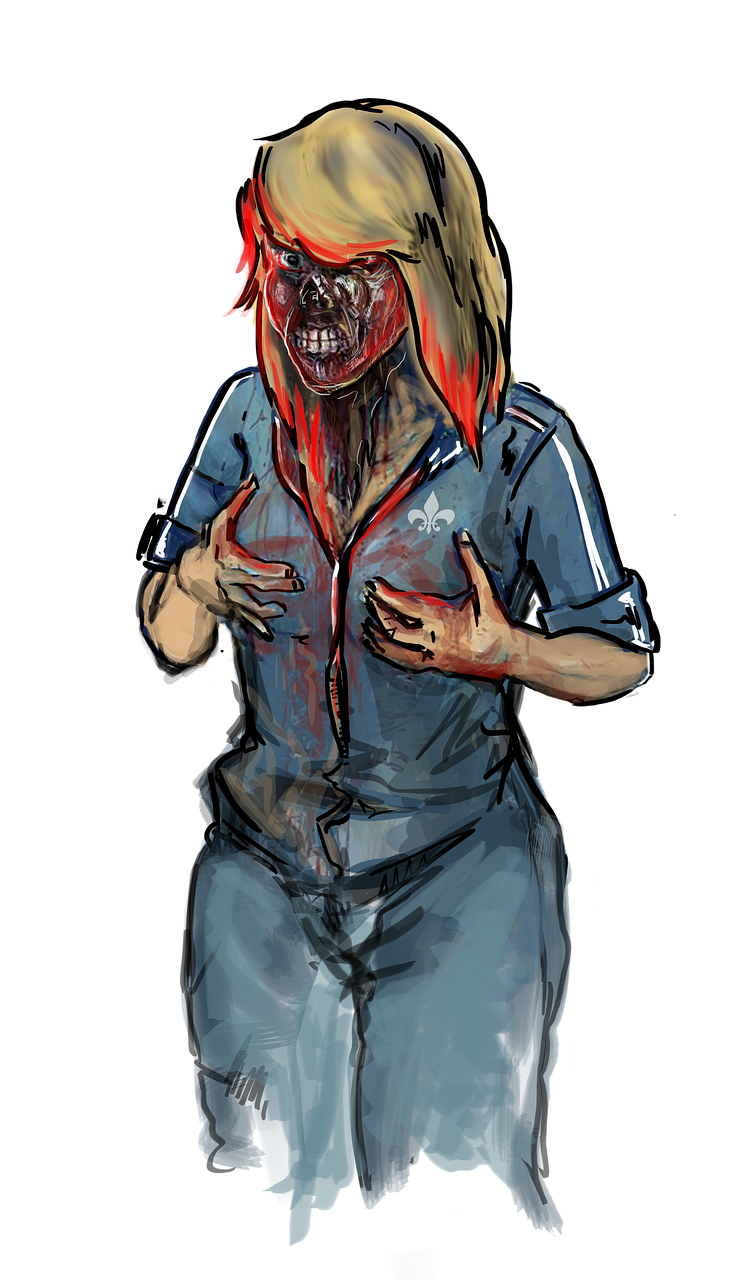 zombie girl woman free photo