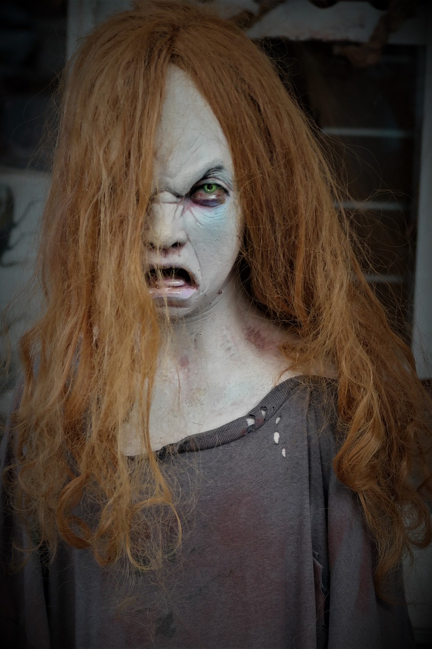 zombie doll halloween free photo