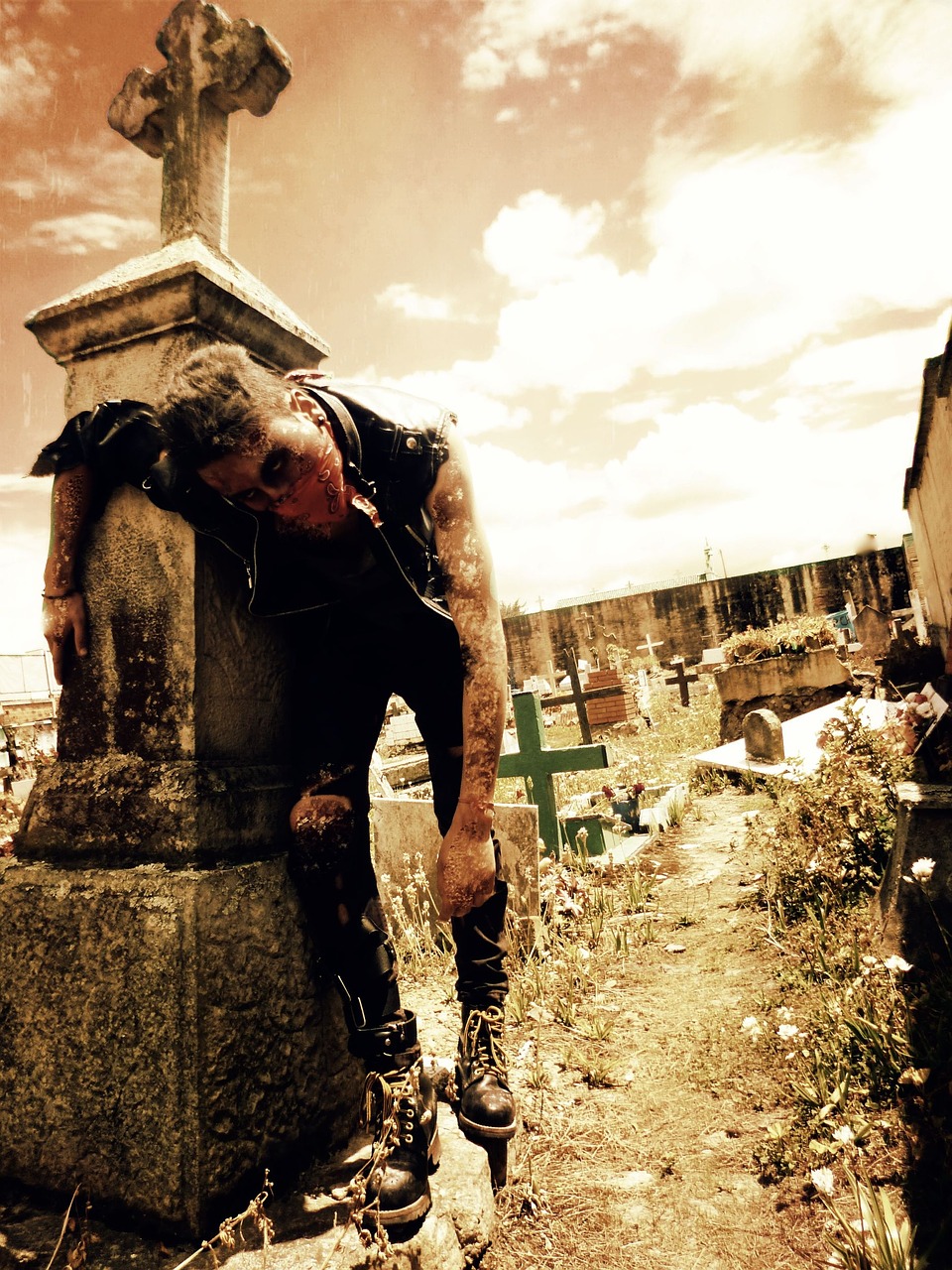 zombie death cementary free photo