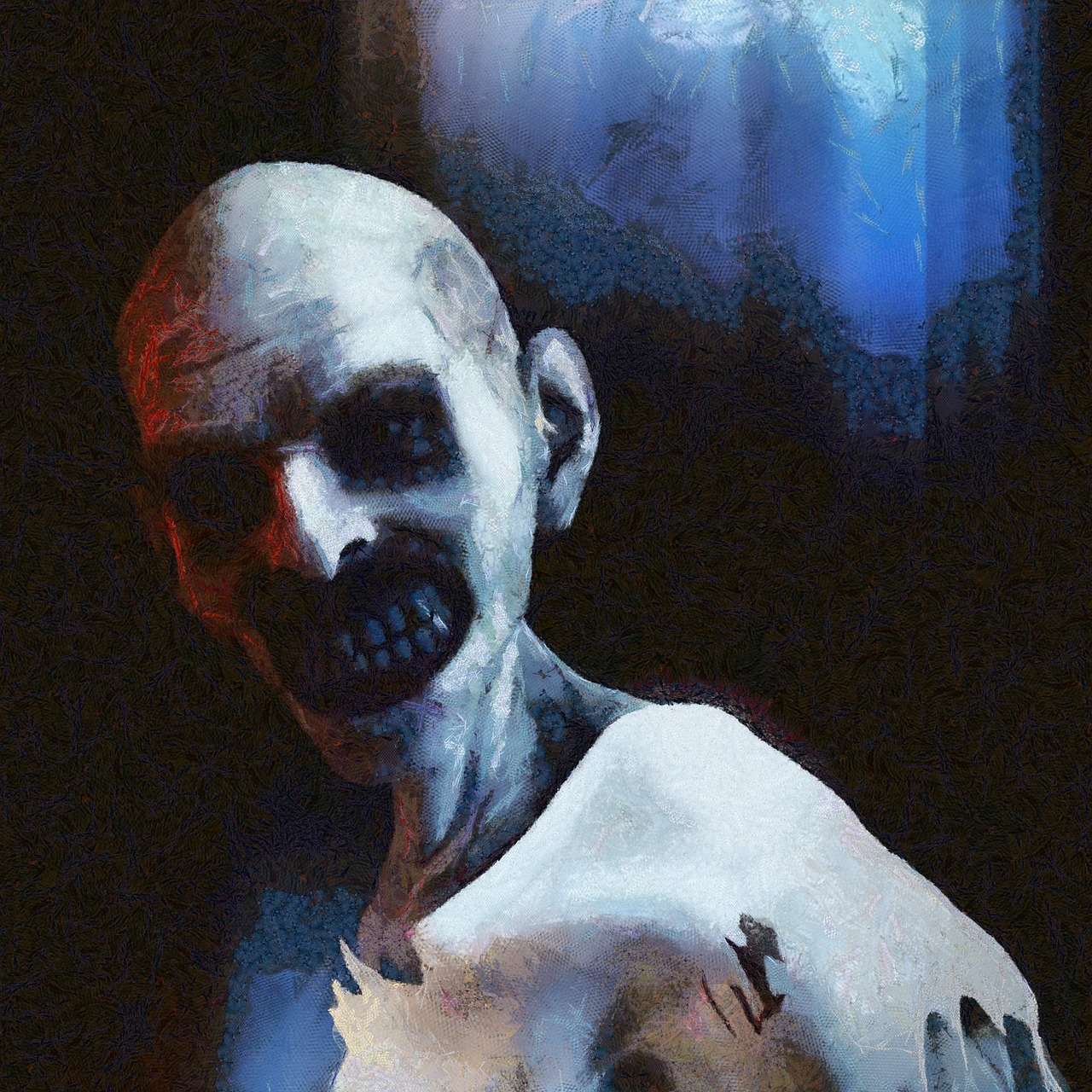 zombies 3d model hellowen free photo