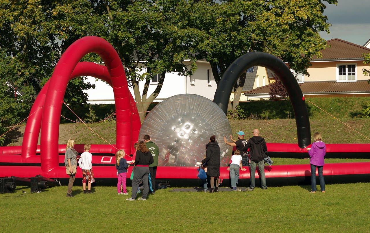 zorbing zorbingball zorbingkugel free photo