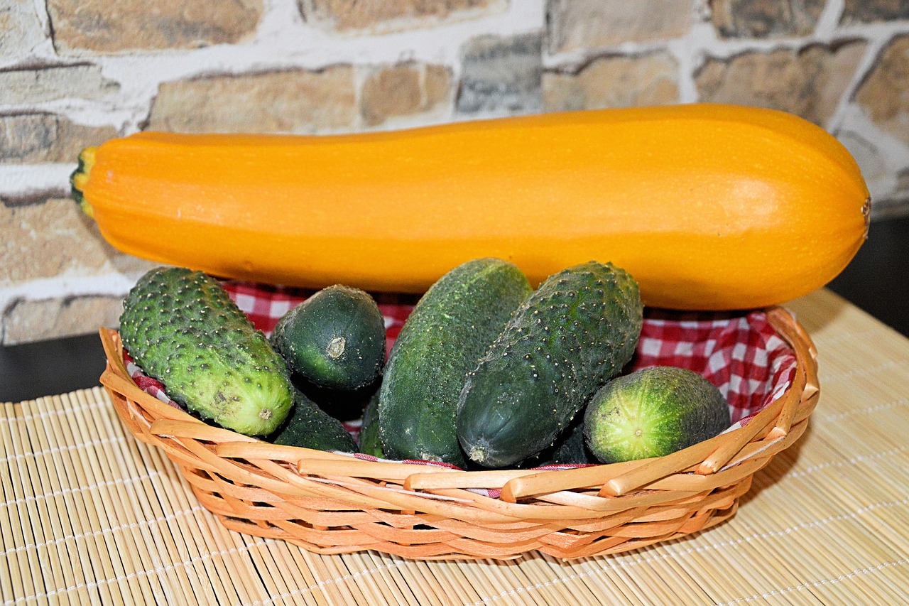 zucchini cucumbers einleggurken free photo