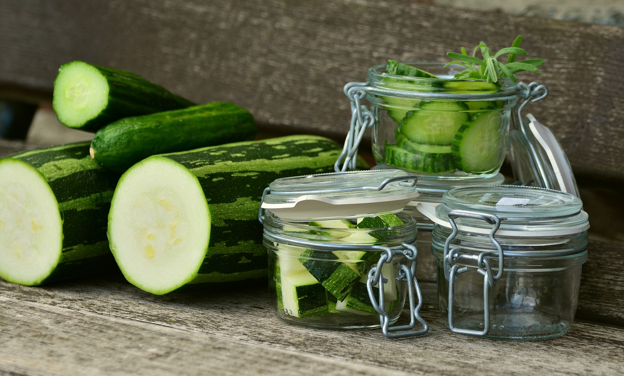 zucchini vegetables cucumbers free photo