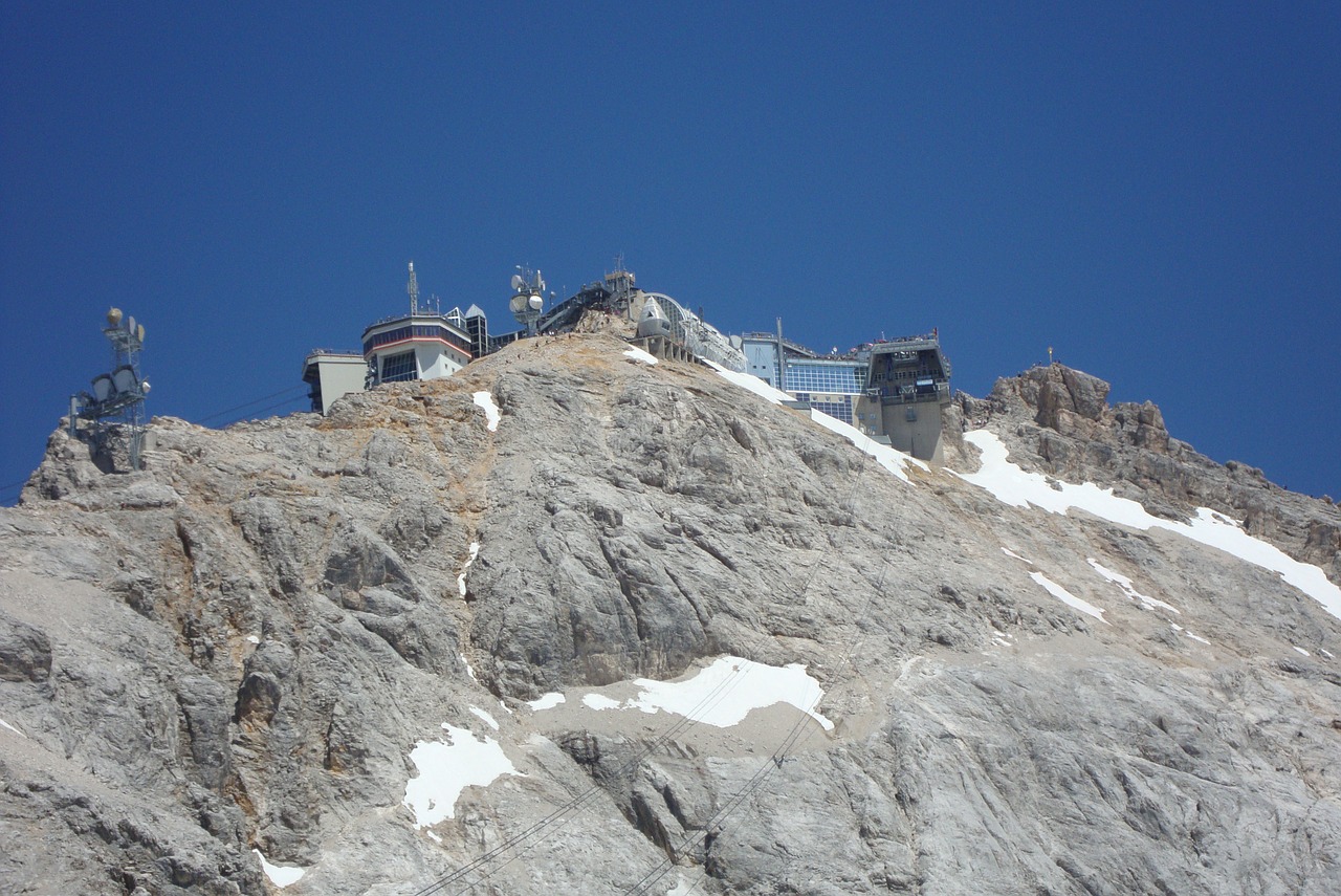 zugspitze summit alpine free photo