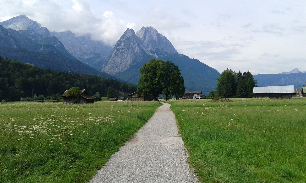 zugspitze nature sky free photo