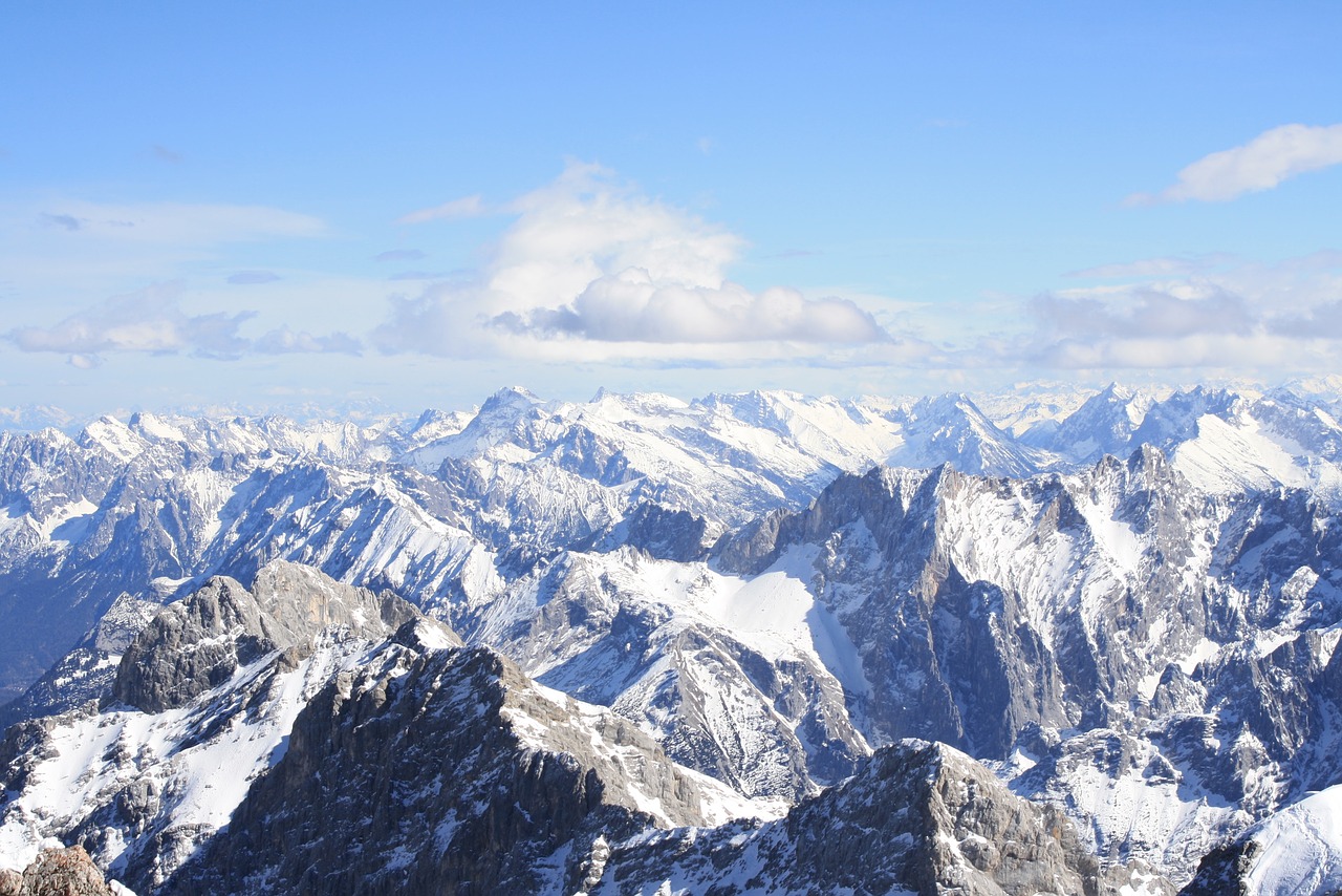 zugspitze holiday view free photo