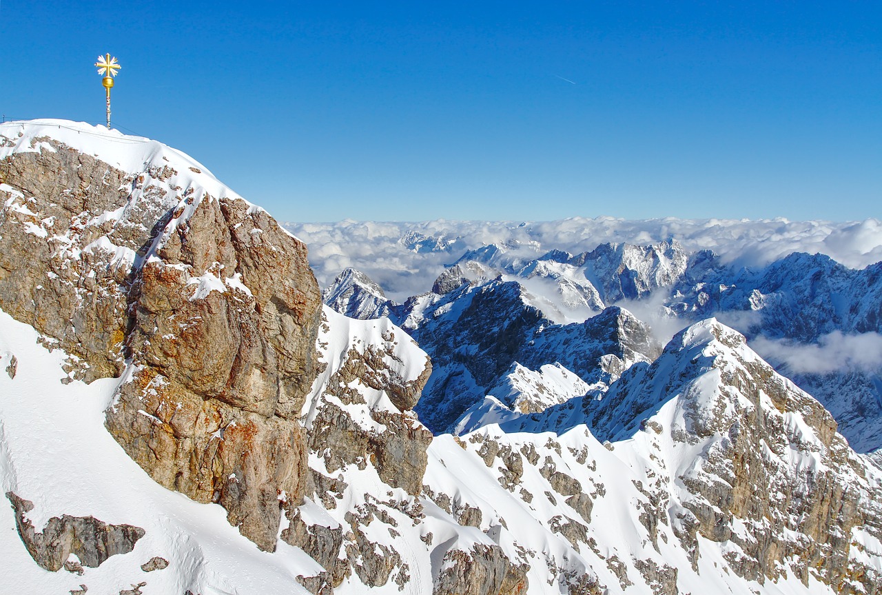 zugspitze  summit  alpine free photo