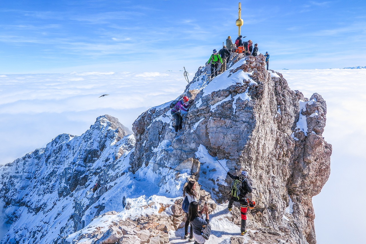 zugspitze  summit  alpine free photo