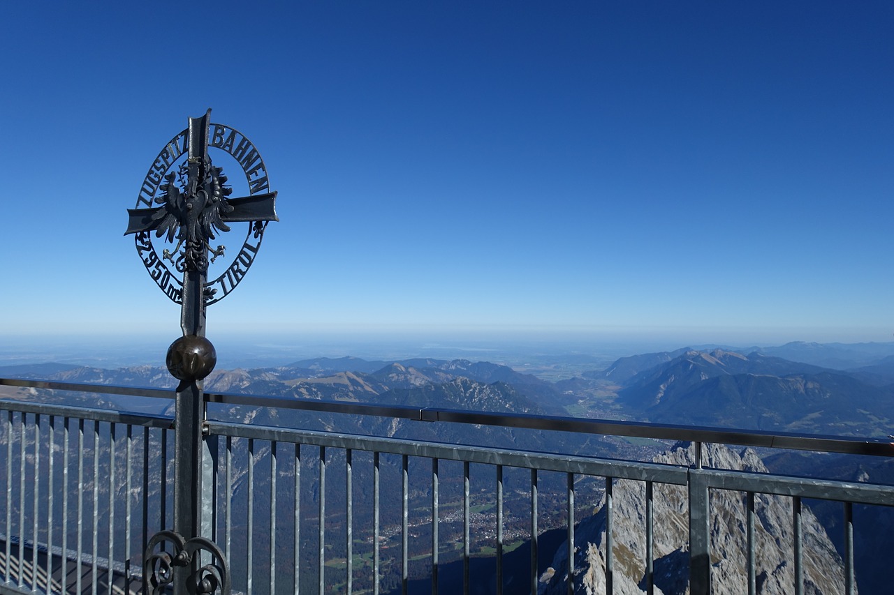 zugspitze  cross  alpine free photo