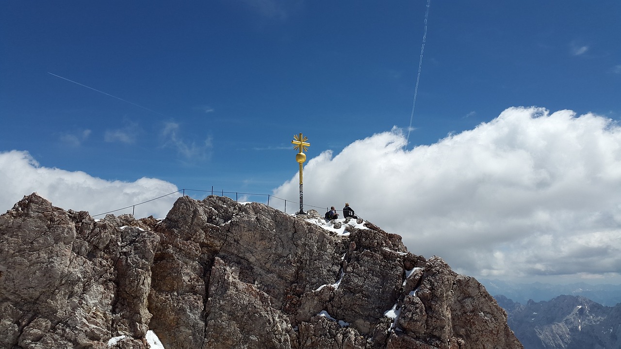 zugspitze summit cross summit free photo