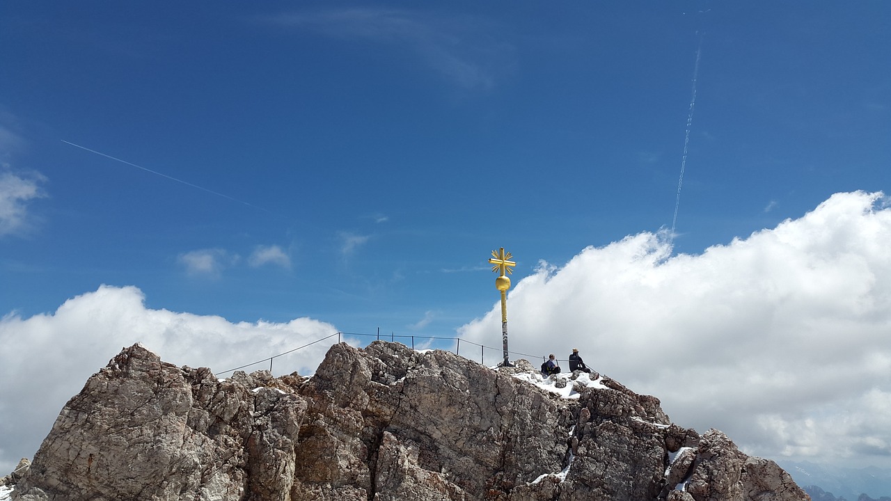 zugspitze summit cross summit free photo