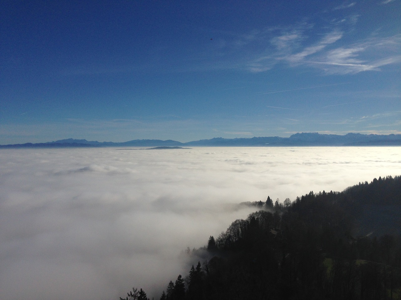 zurich uetliberg sky free photo