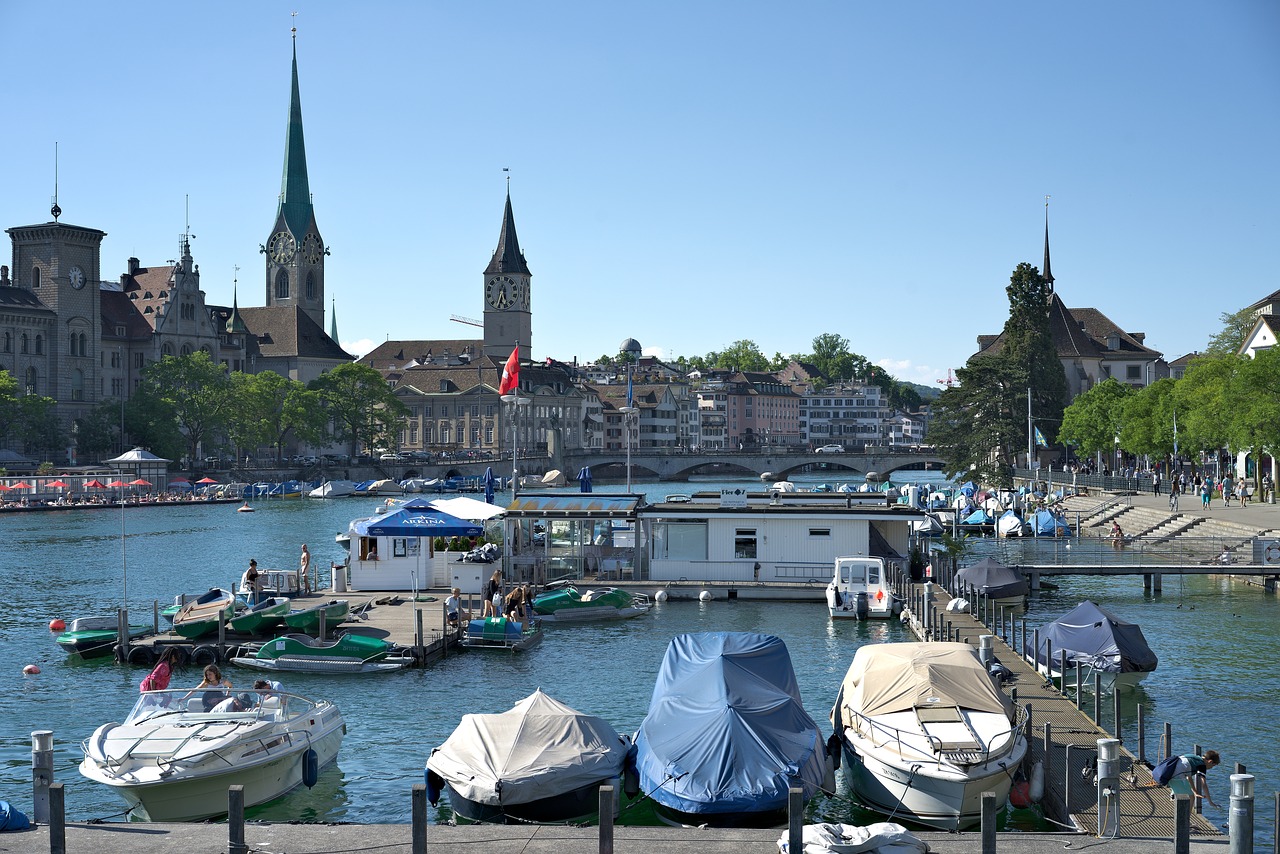 zurich city marina free photo