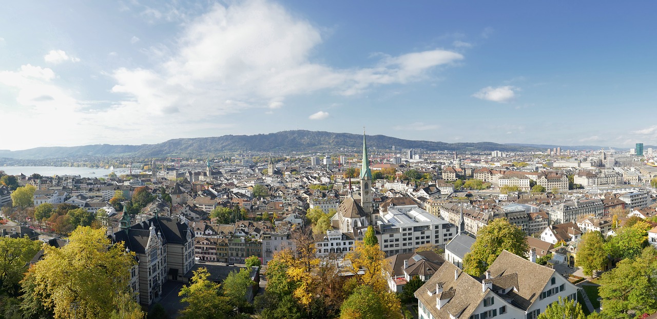 zurich switzerland panorama free photo