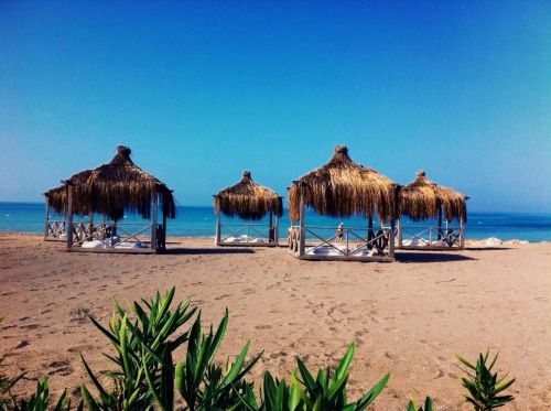 The Beach On The Mediterranean Sea