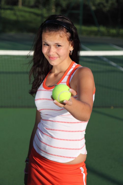 Woman Hands Ball